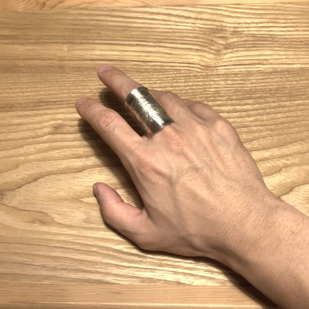 「つぼ」Spoon Ring No.2615 20号
