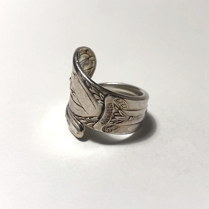 President Spoon Ring No.3207 16号 Calvin Coolidge