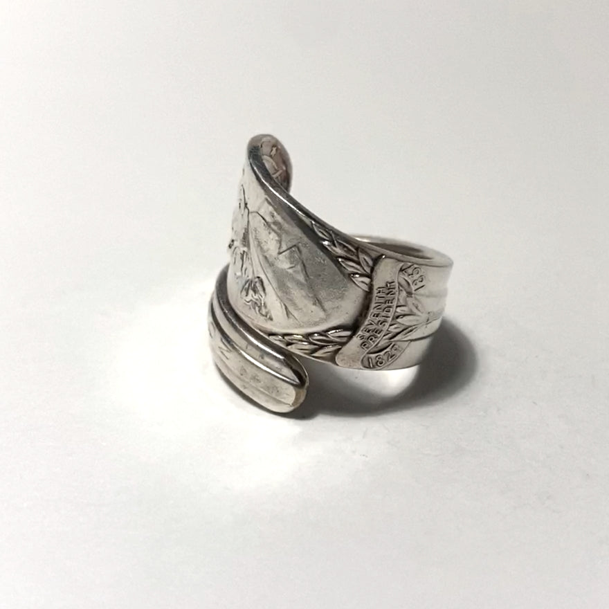 President Spoon Ring No.3208 15号 Andrew Jackson