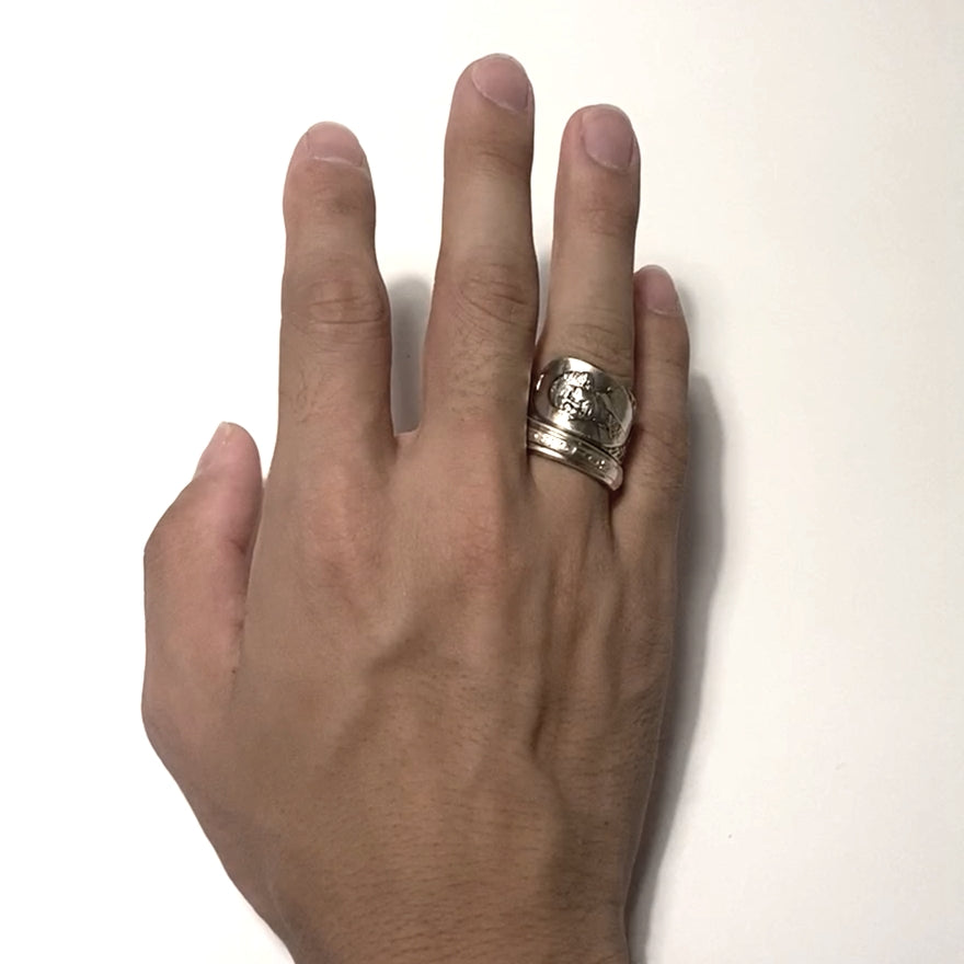 President Spoon Ring No.3233 19号 George Washington