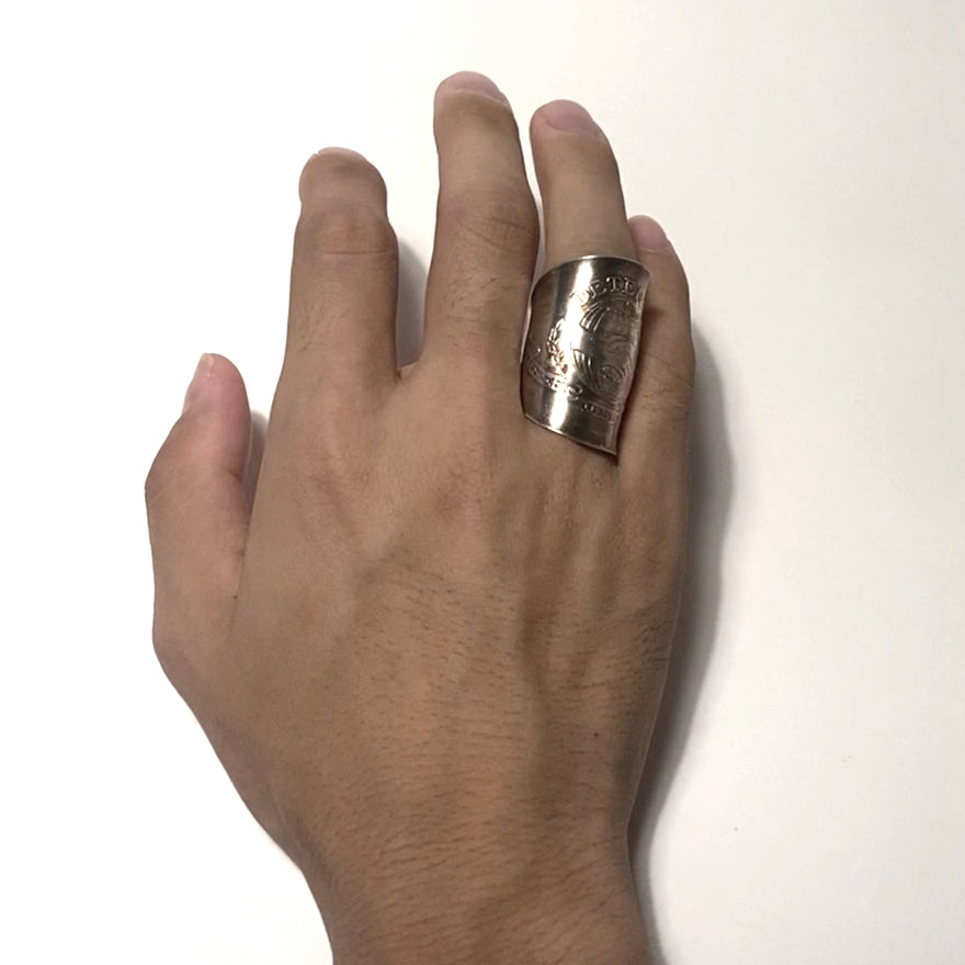 「つぼ」 Spoon Ring No.3265 17号