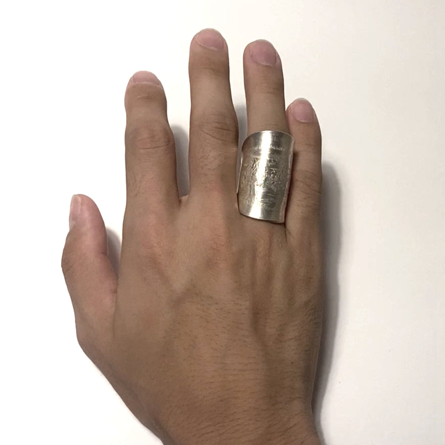 「つぼ」 Spoon Ring No.3266 16号