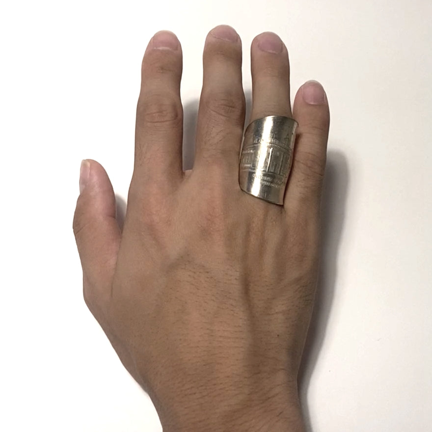 「つぼ」 Spoon Ring No.3267 17号