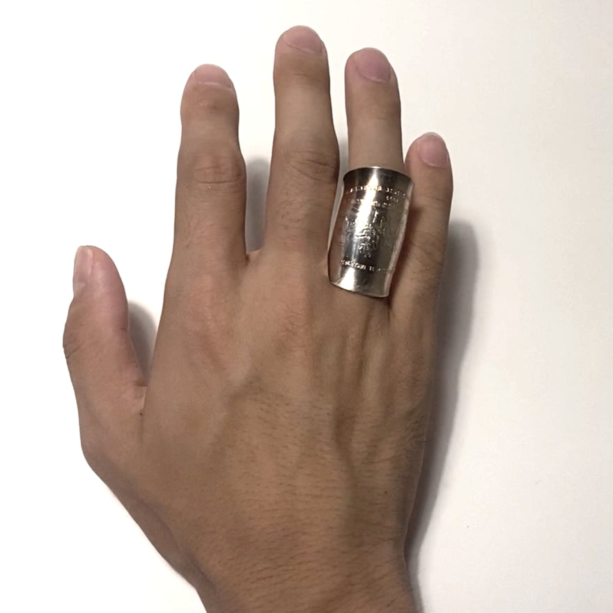 「つぼ」 Spoon Ring No.3268 15号