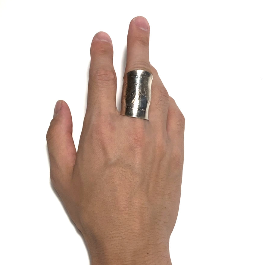 「つぼ」 Spoon Ring No.3484 18号