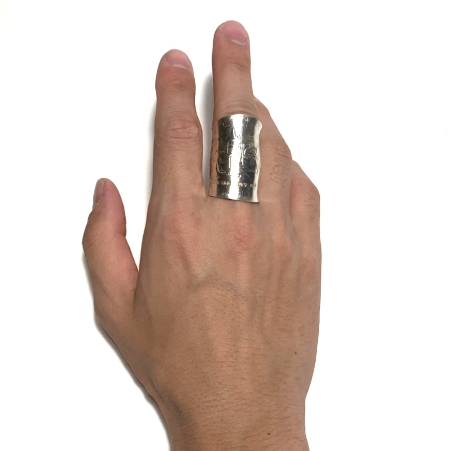 「つぼ」 Spoon Ring No.3487 18号