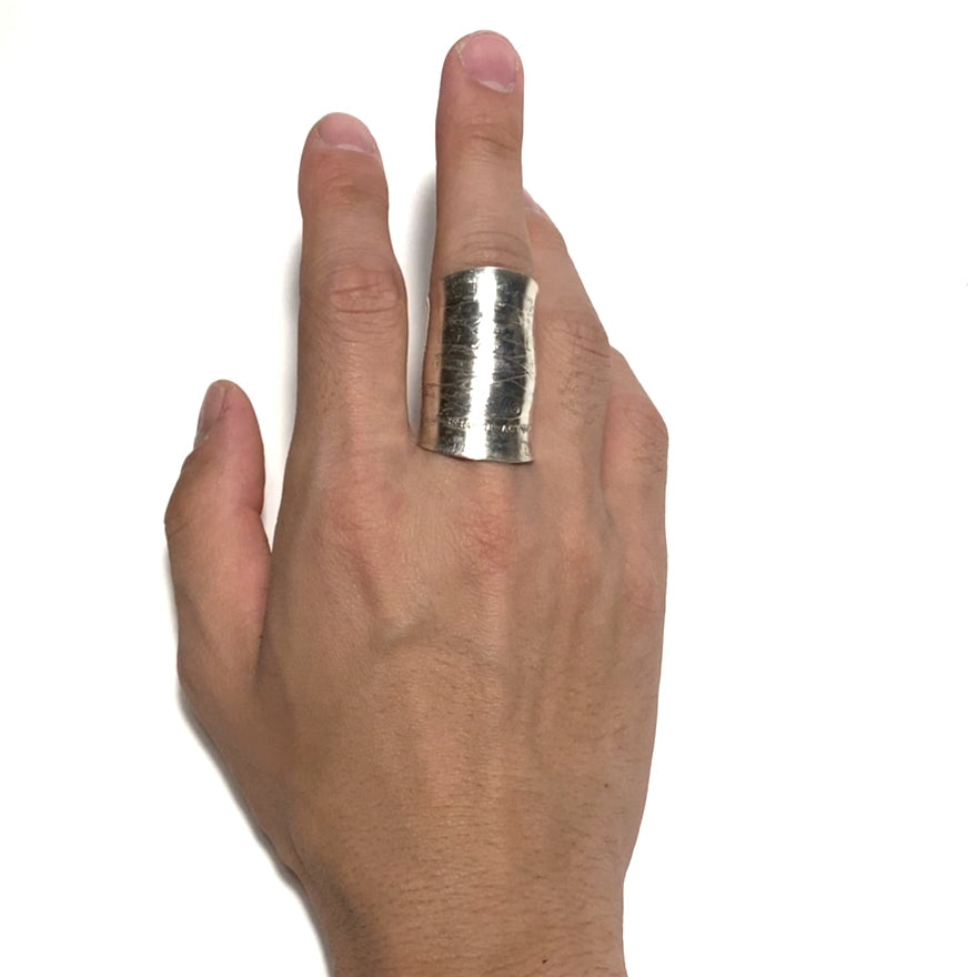 「つぼ」 Spoon Ring No.3488 20号
