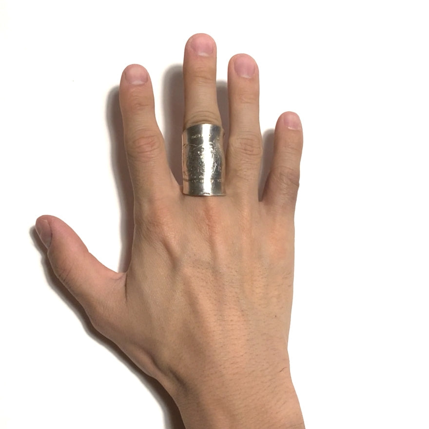 「つぼ」 Spoon Ring No.3795 20号