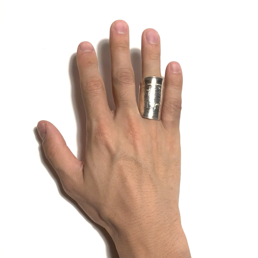 「つぼ」 Spoon Ring No.3799 17号