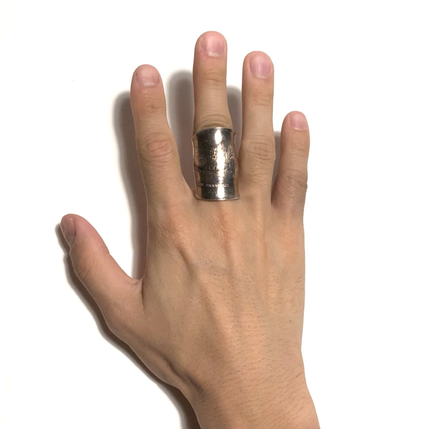 「つぼ」 Spoon Ring No.3802 20号