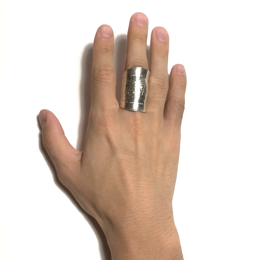 「つぼ」 Spoon Ring No.3803 22号