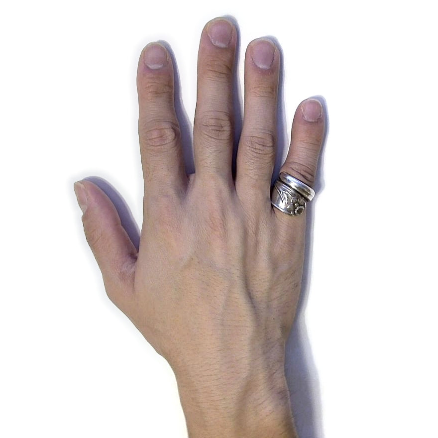 Spiral Spoon Ring No.8018 14号