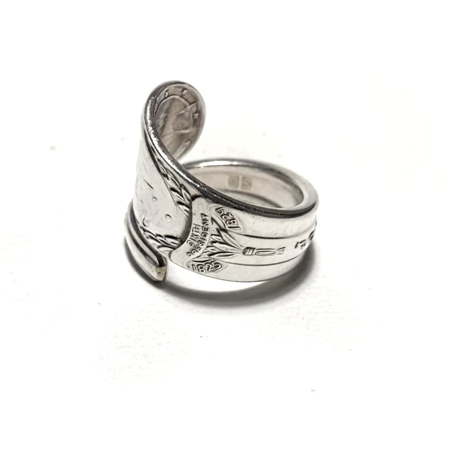 President Spoon Ring No. 4010 22号 John Quincy Adams