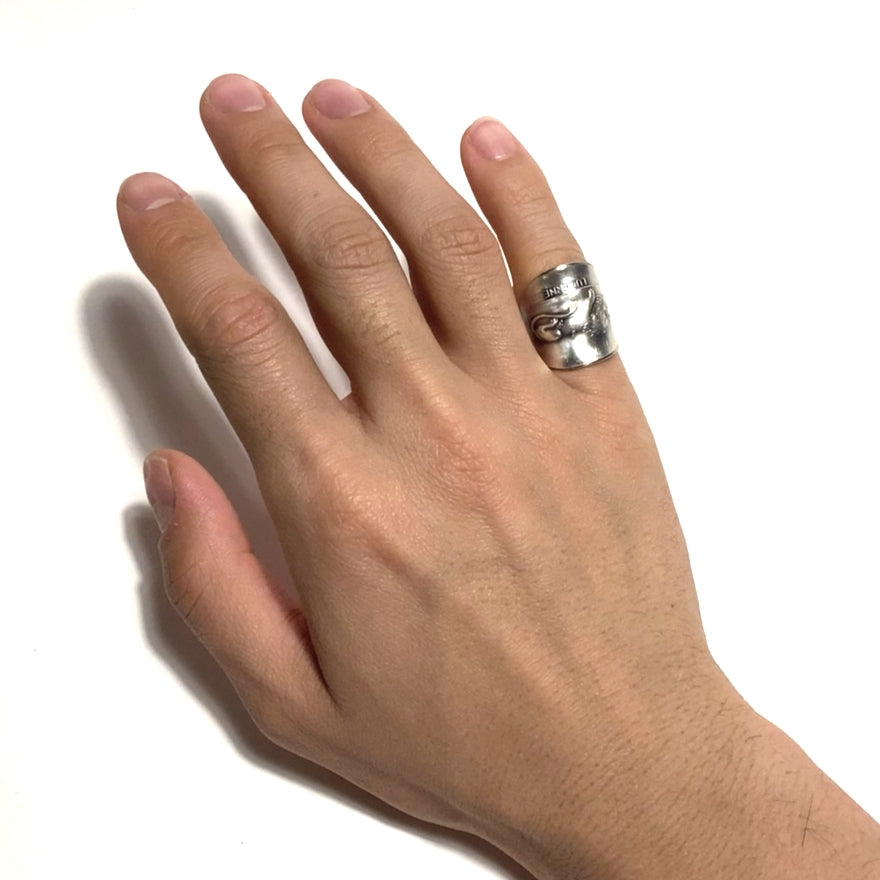 「つぼ」 Spoon Ring No.4054 9号