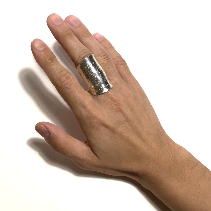 「つぼ」 Spoon Ring No.4181 18号