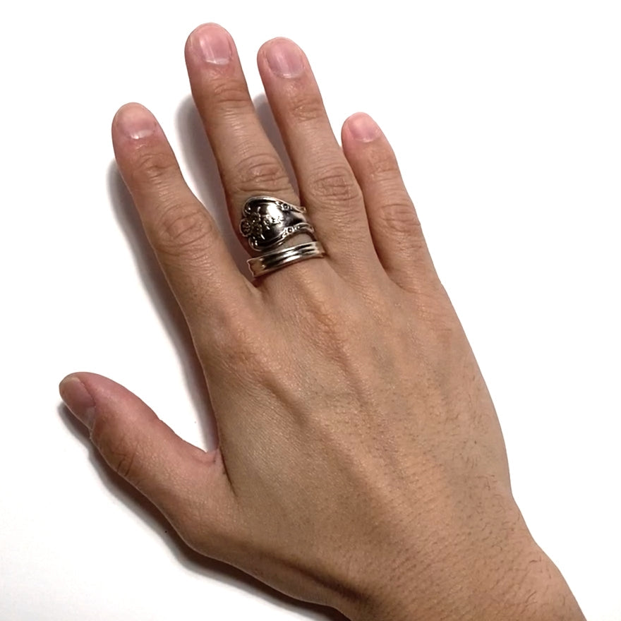 Spiral Spoon Ring No.4280 19号