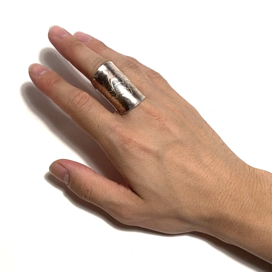 「つぼ」 Spoon Ring No.4661 20号