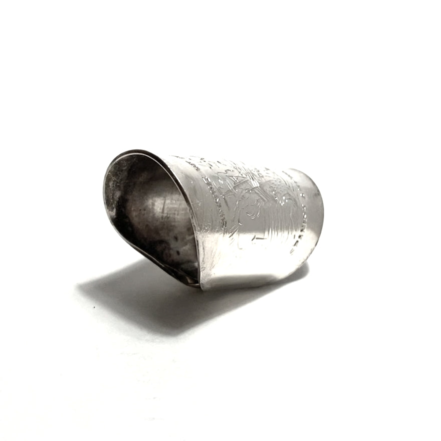 「つぼ」 Spoon Ring No.4664 17号