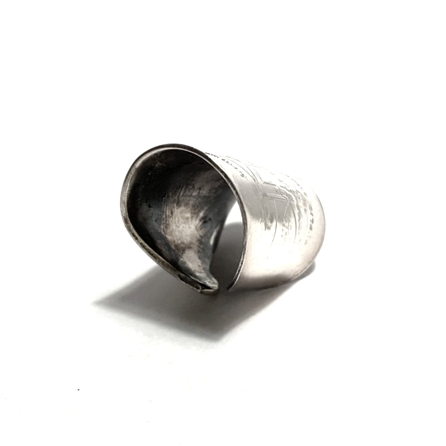 「つぼ」 Spoon Ring No.4675 18号