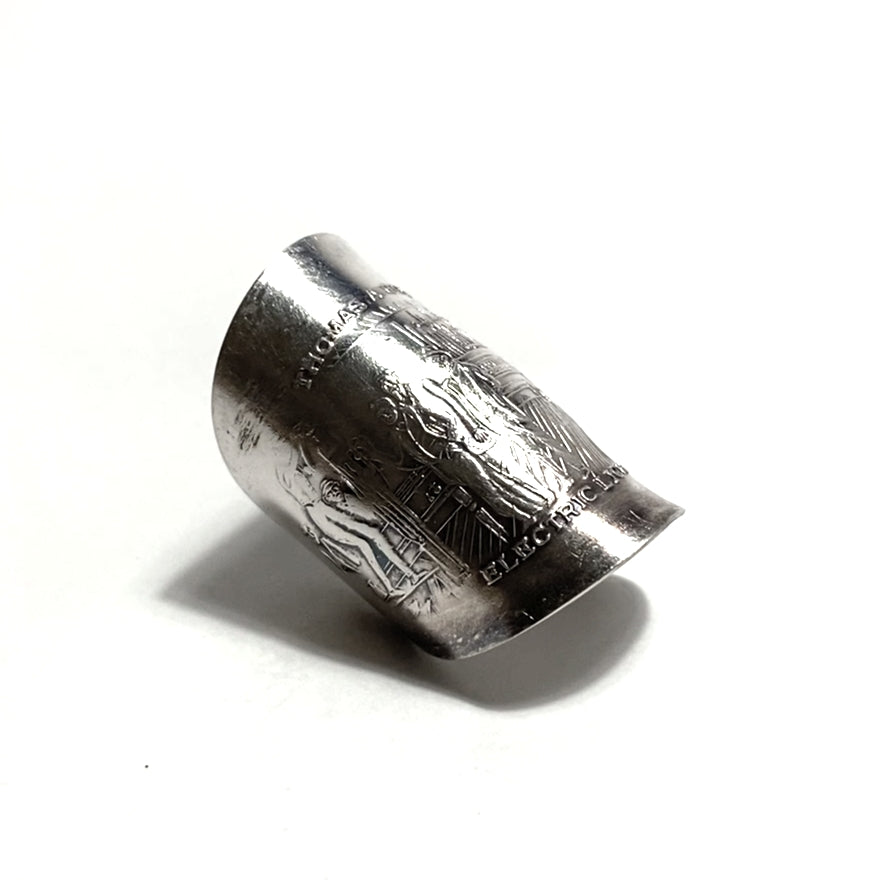 「つぼ」 Spoon Ring No.4677 18号
