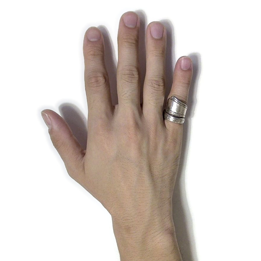 Spiral Spoon Ring No.4988 10号