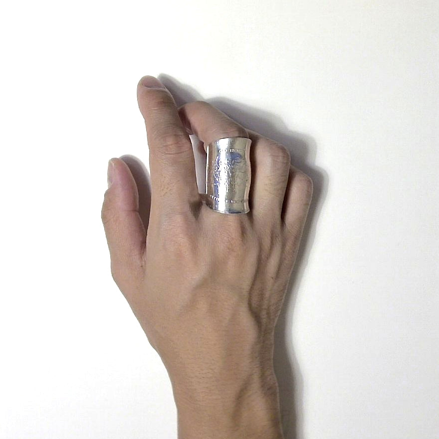 「つぼ」 Spoon Ring No.5539 20号