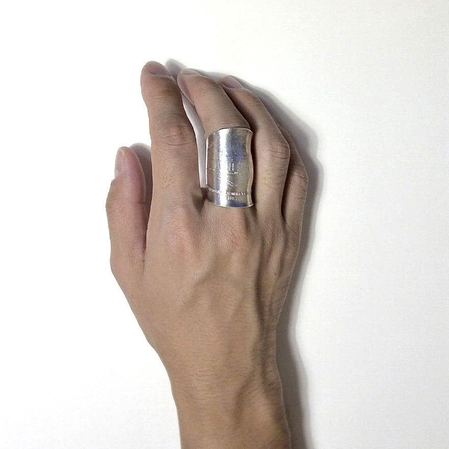 「つぼ」 Spoon Ring No.5541 21号