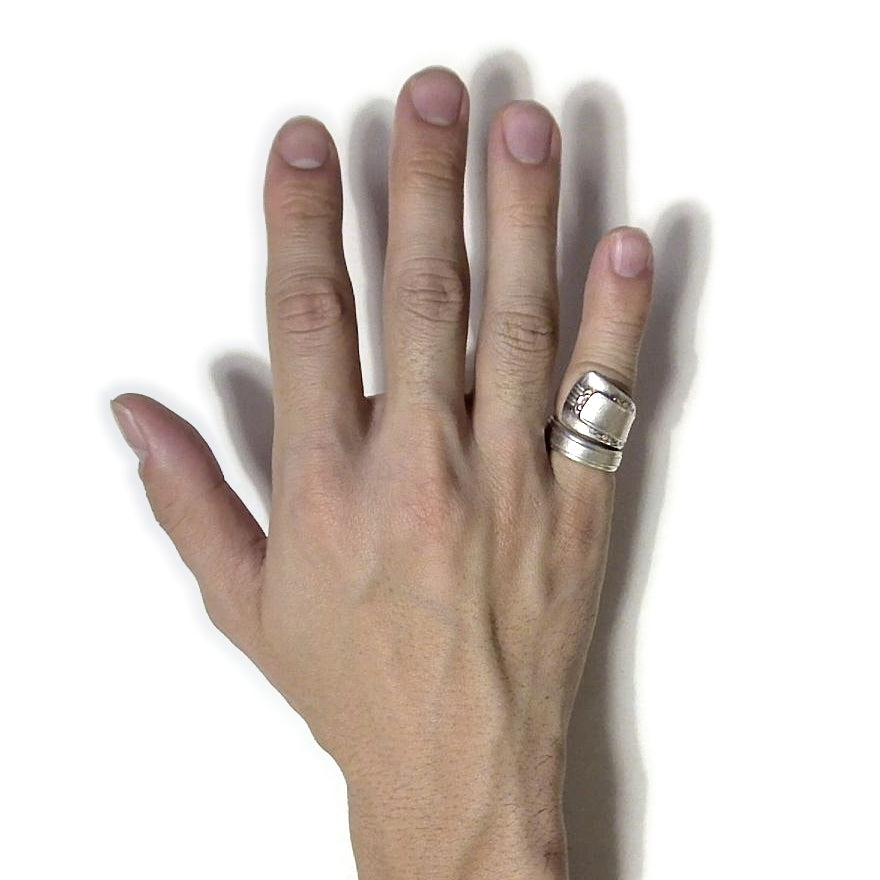 Spiral Spoon Ring No.6059 10号