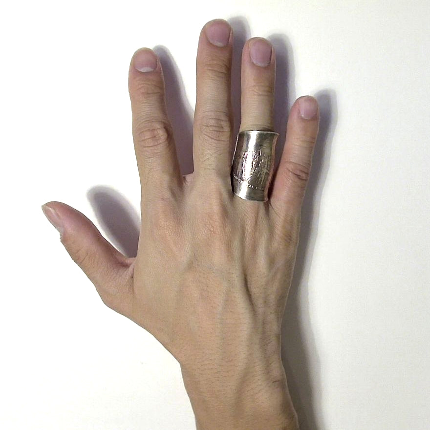 「つぼ」 Spoon Ring No.6787 17号