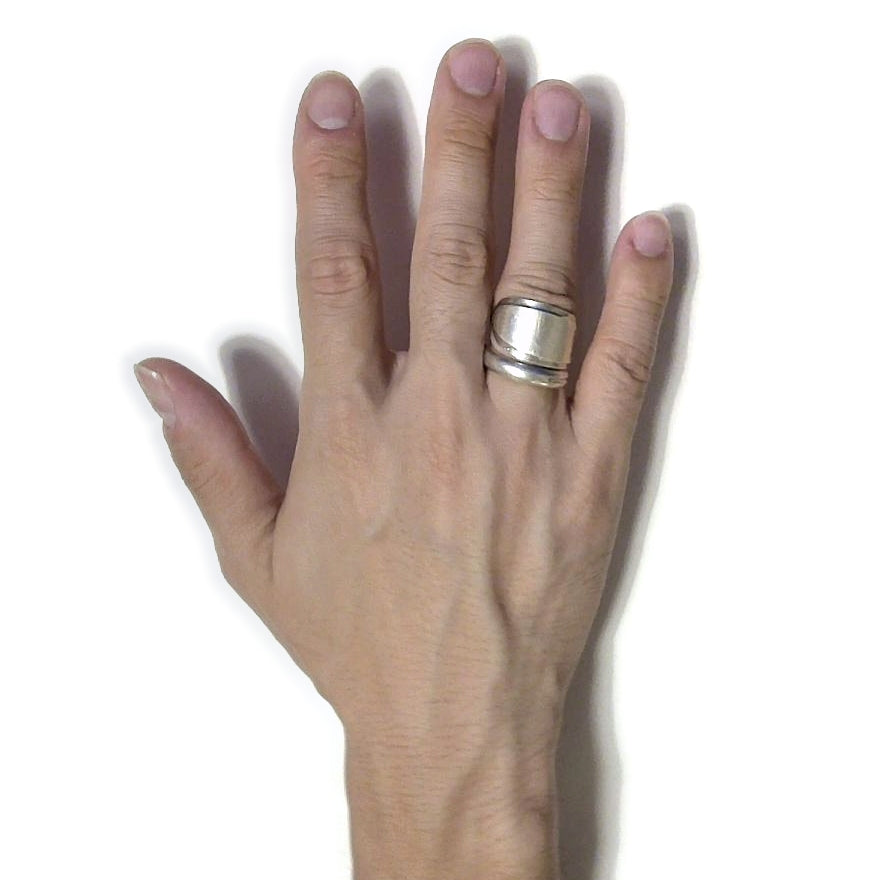 Spiral Spoon Ring No.6846 17号
