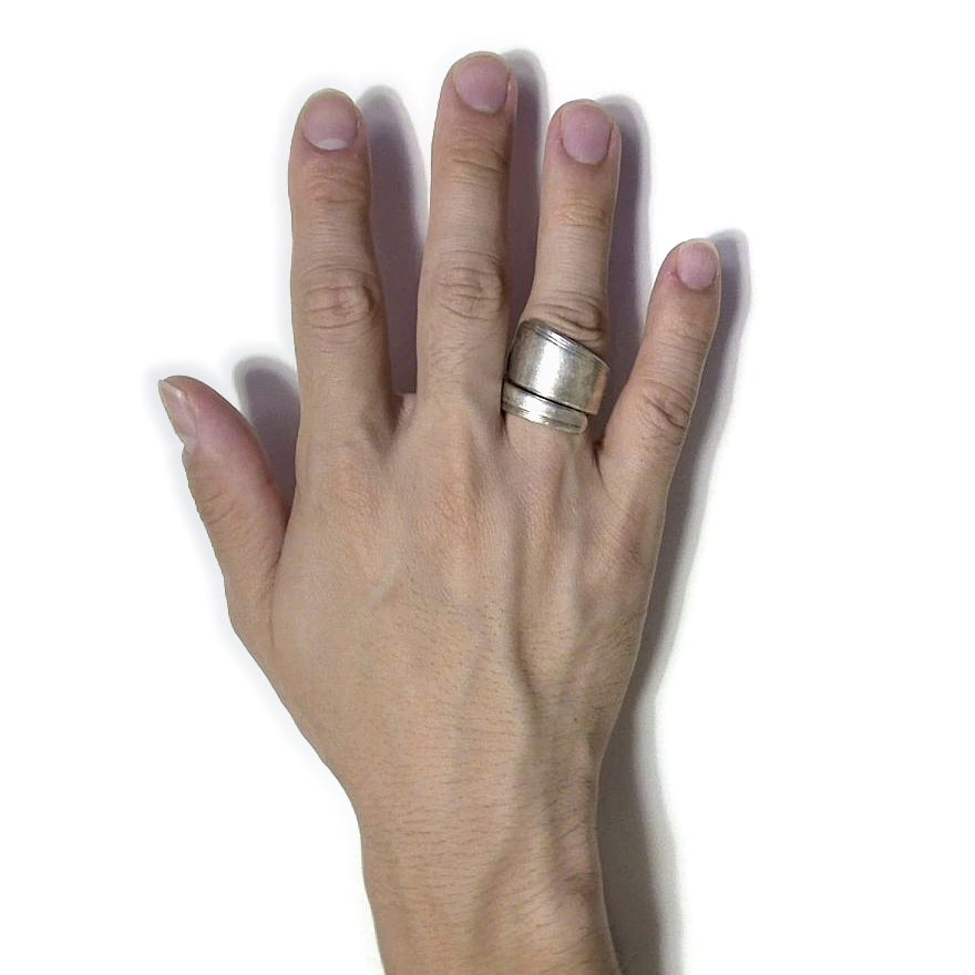 Spiral Spoon Ring No.6853 19号