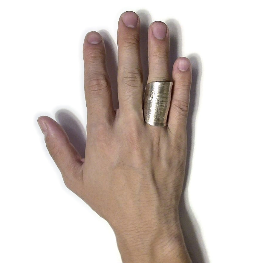 「つぼ」 Spoon Ring No.7035 18号