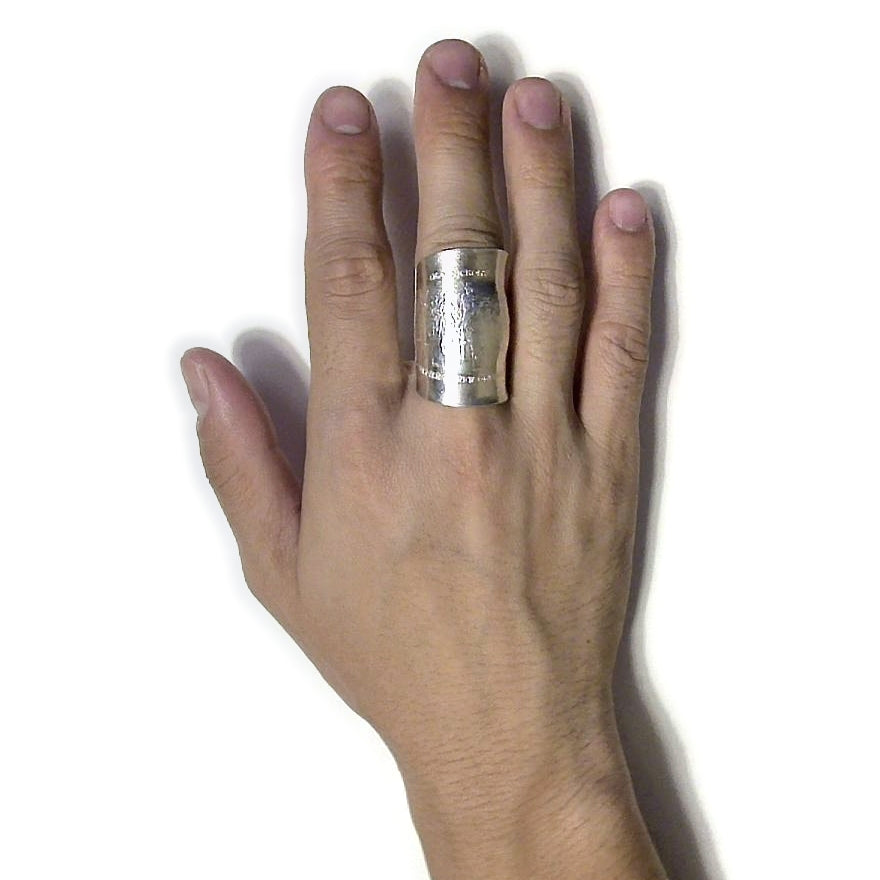 「つぼ」 Spoon Ring No.7036 20号