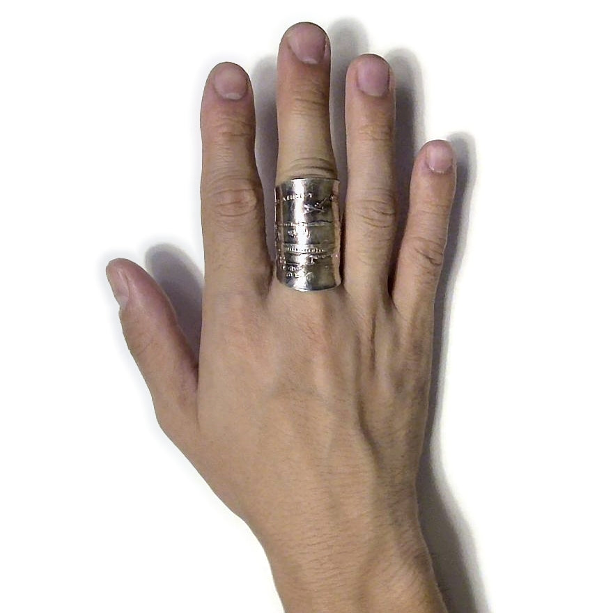 「つぼ」 Spoon Ring No.7039 20号