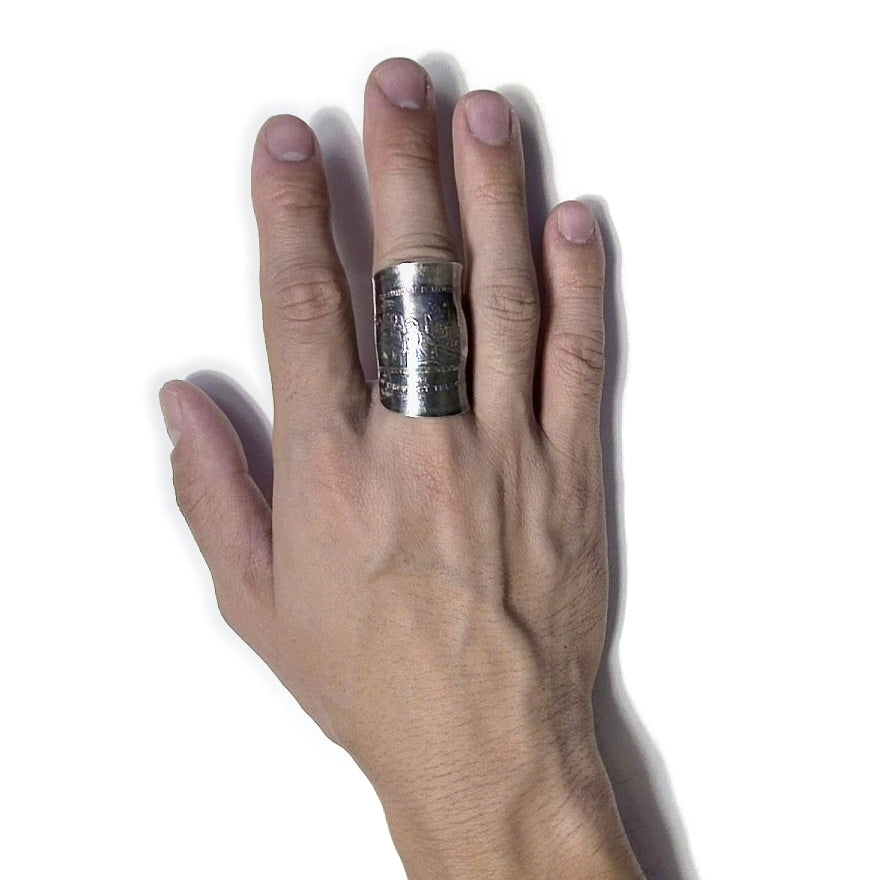 「つぼ」 Spoon Ring No.7042 20号