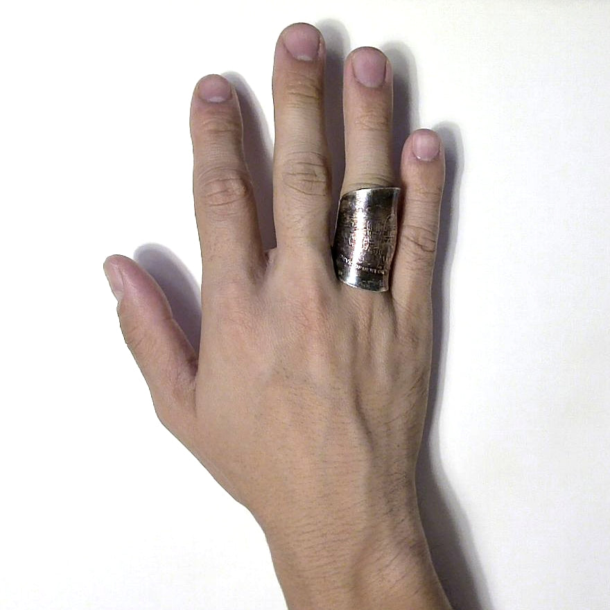 「つぼ」 Spoon Ring No.7043 18号