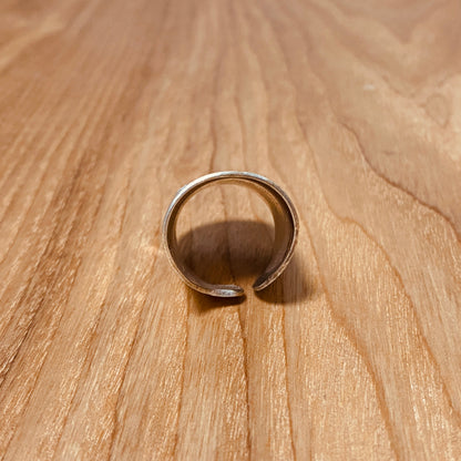 「つぼ」Spoon Ring　No.2166　17号