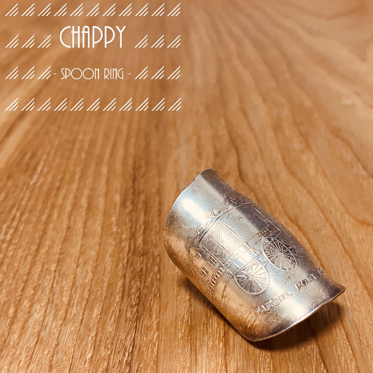 「つぼ」Spoon Ring　No.2166　17号