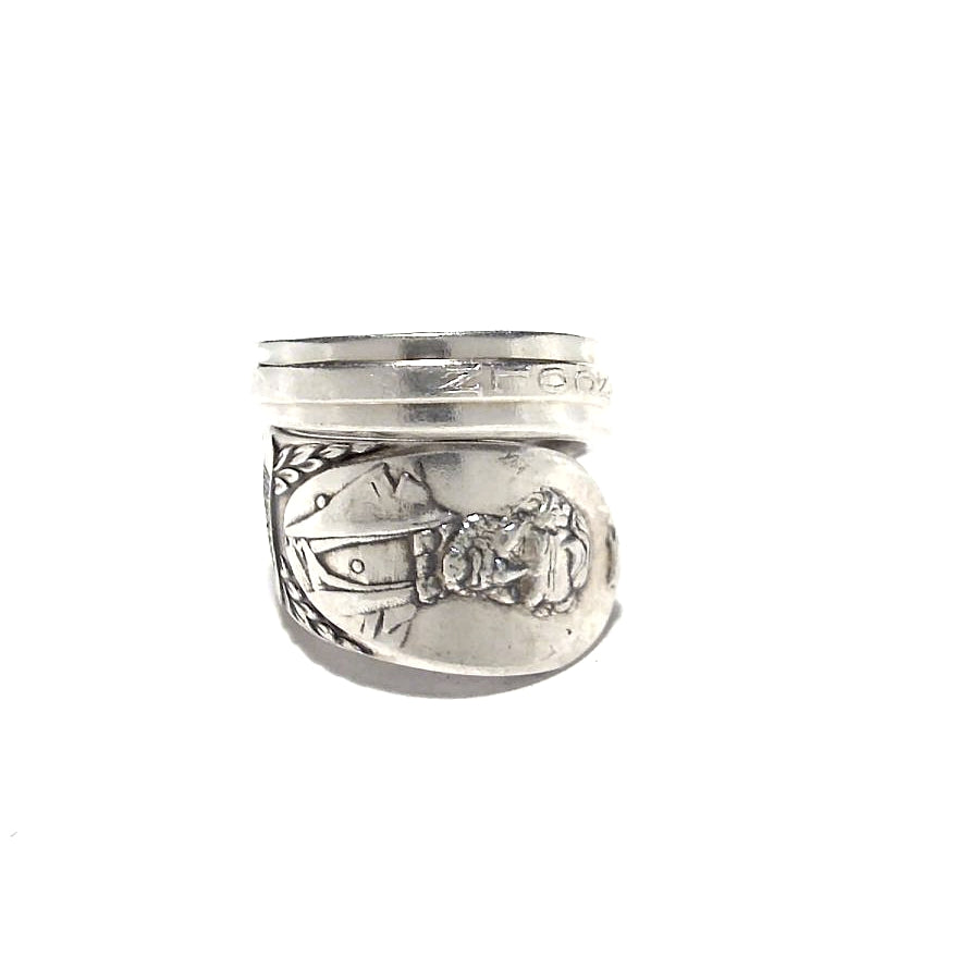 President Spoon Ring　　No.7878　18号　Abraham Lincoln