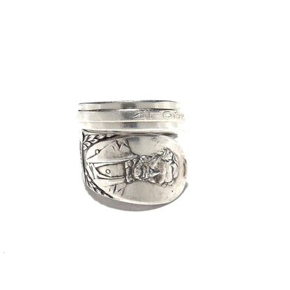 President Spoon Ring　　No.7878　18号　Abraham Lincoln