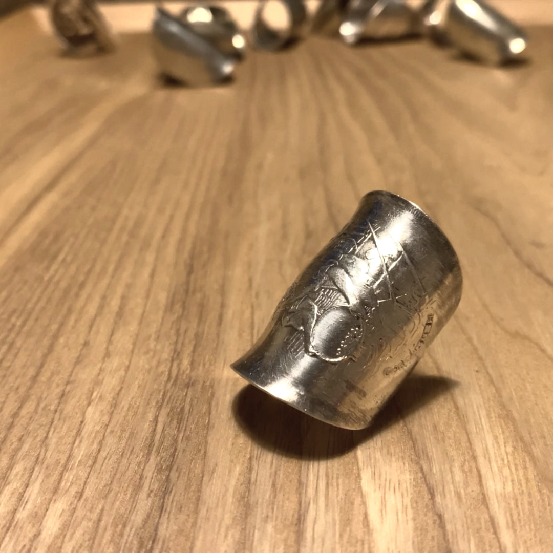 「つぼ」Spoon Ring　No.2615　20号