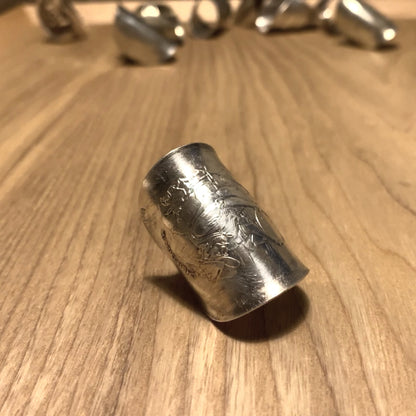 「つぼ」Spoon Ring　No.2615　20号