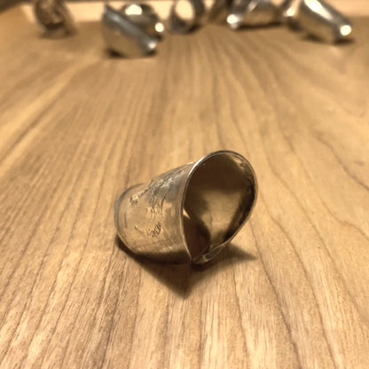 「つぼ」Spoon Ring　No.2615　20号