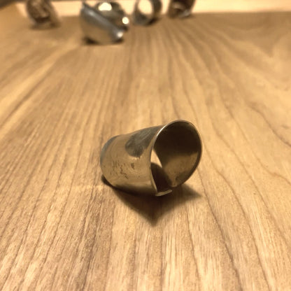 「つぼ」Spoon Ring　No.2618　19号