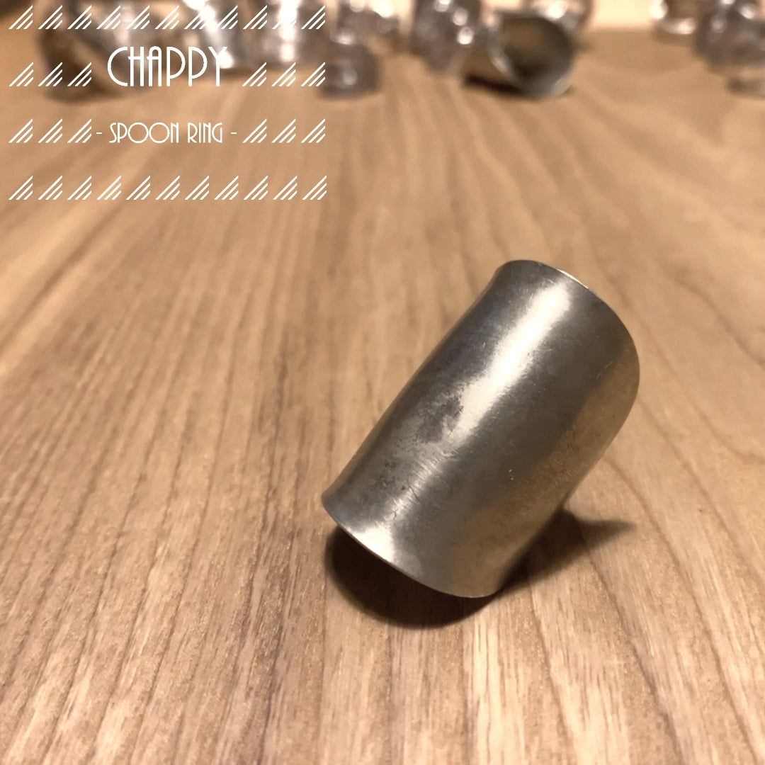 「つぼ」Spoon Ring　No.2621　21号