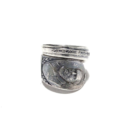 President Spoon Ring　　No.7899　18号　Benjamin Harrison