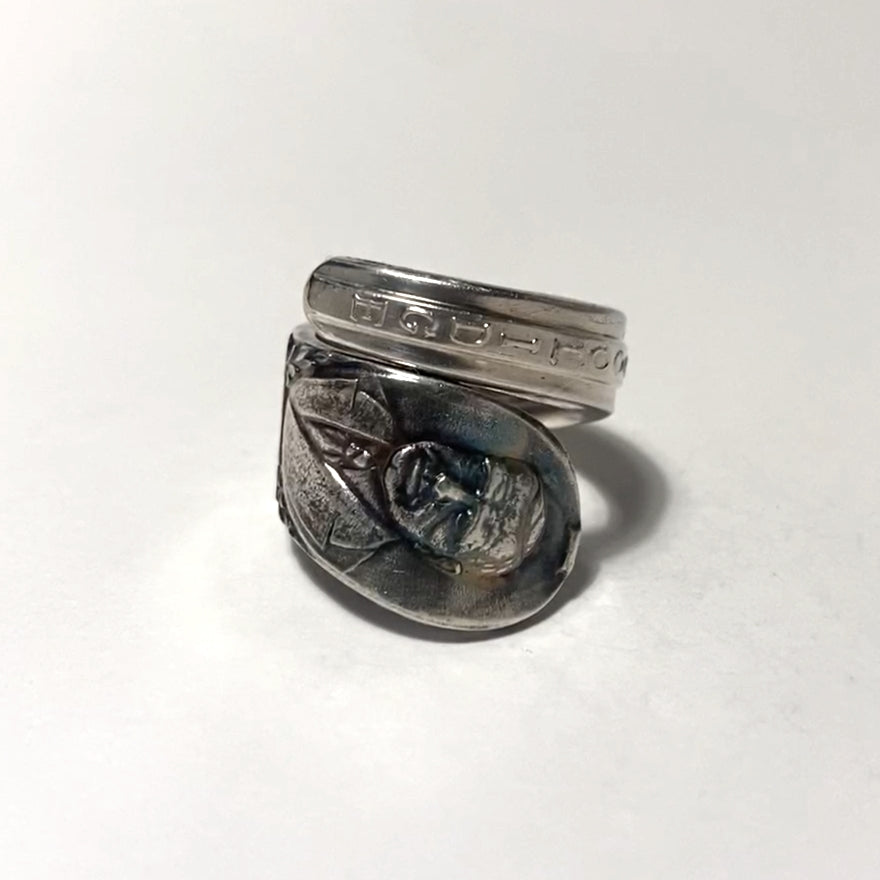 President Spoon Ring　No.3214　　16号　Calvin Coolidge