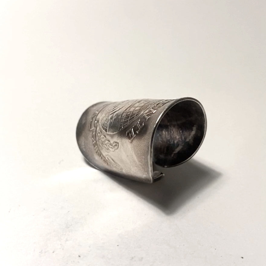 「つぼ」  Spoon Ring　No.3265　17号