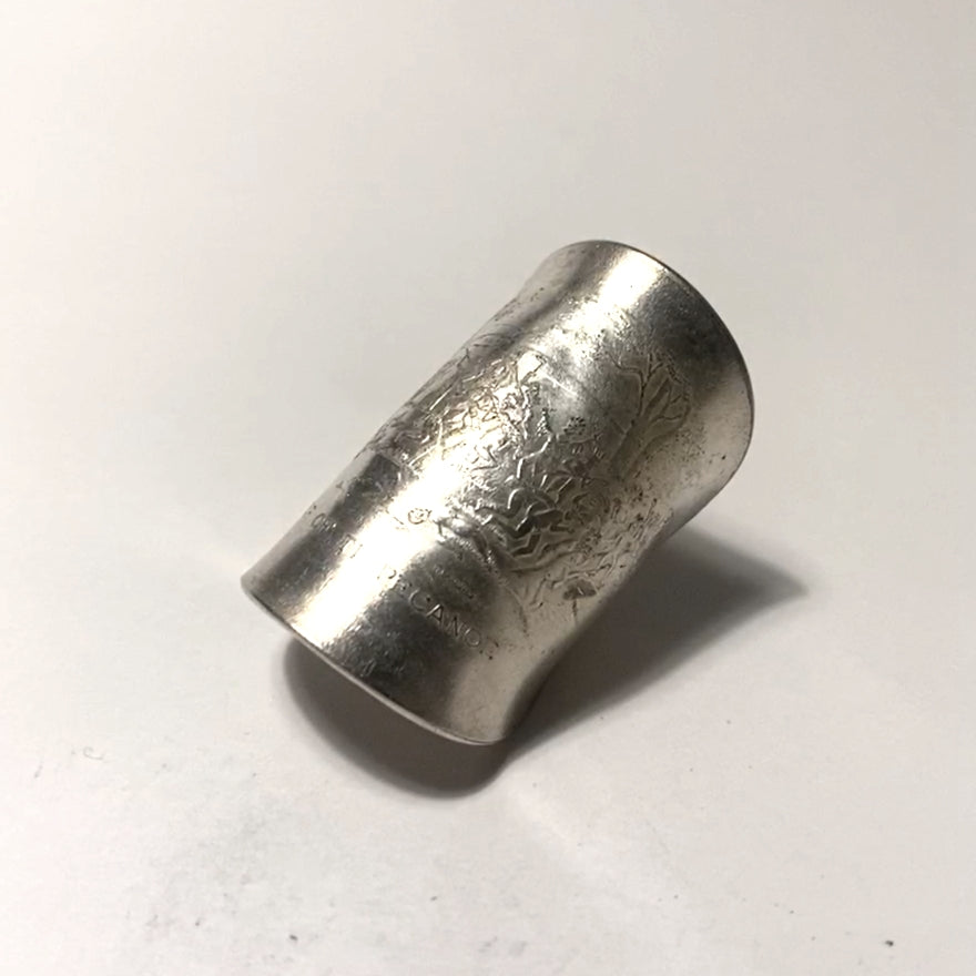 「つぼ」  Spoon Ring　No.3266　16号