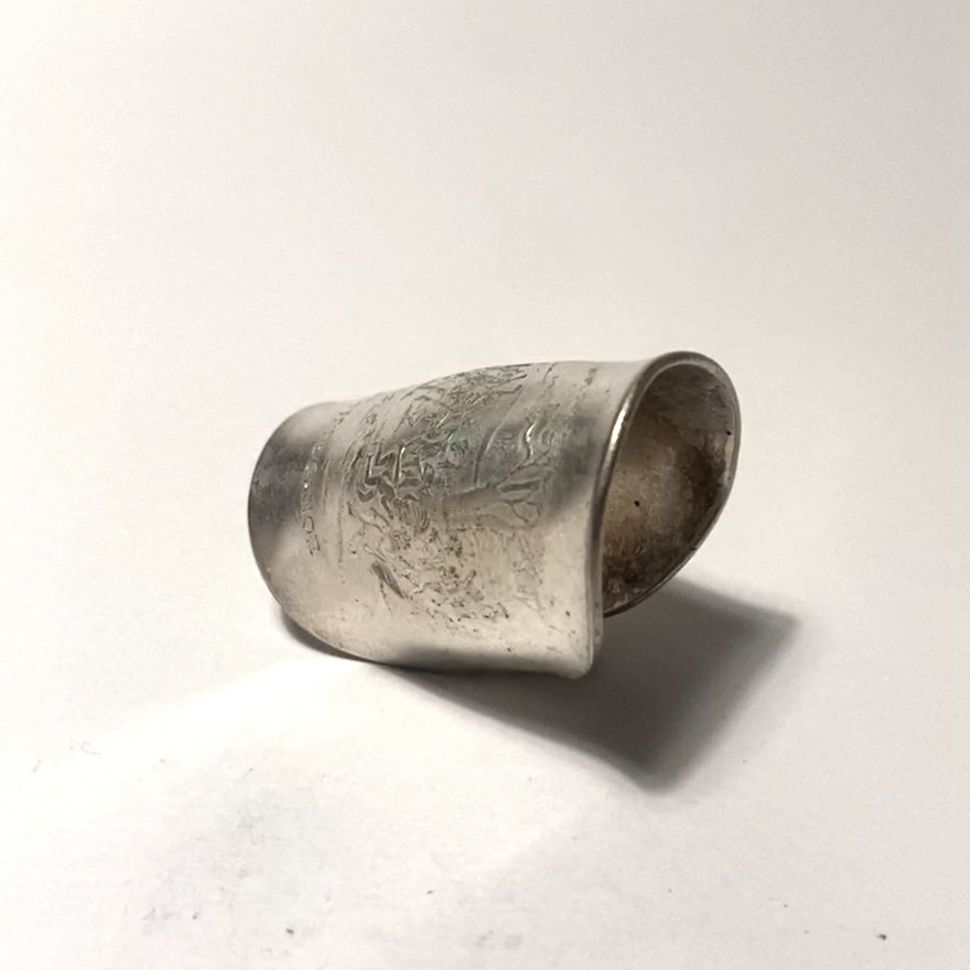 「つぼ」  Spoon Ring　No.3266　16号